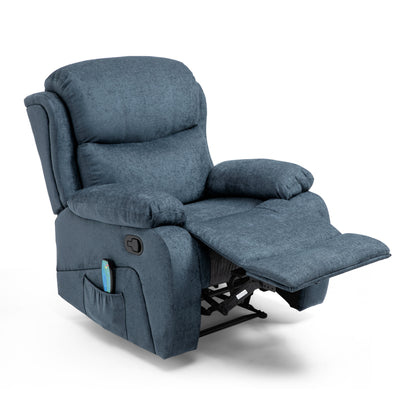 Kramer Massage Recliner Chair - Charcoal