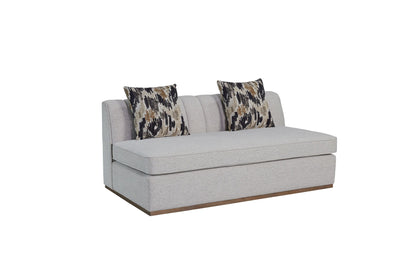 Channel Armless Loveseat