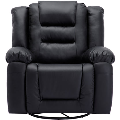 Becerra 360° Swivel Rocker Recliner - Black