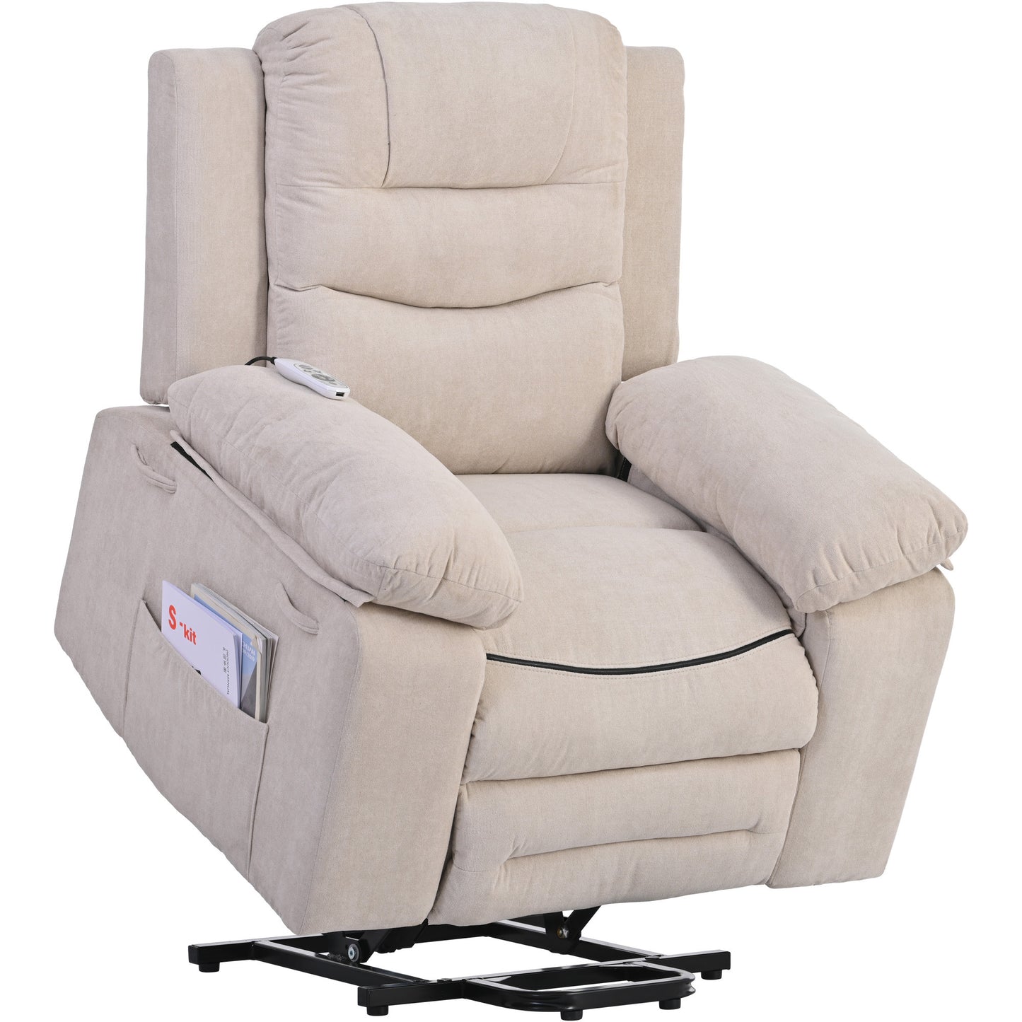 Celestial Power Lift Massage Recline Chair - Beige