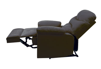 Luciana Recliner with Pillow Top Arm - Black