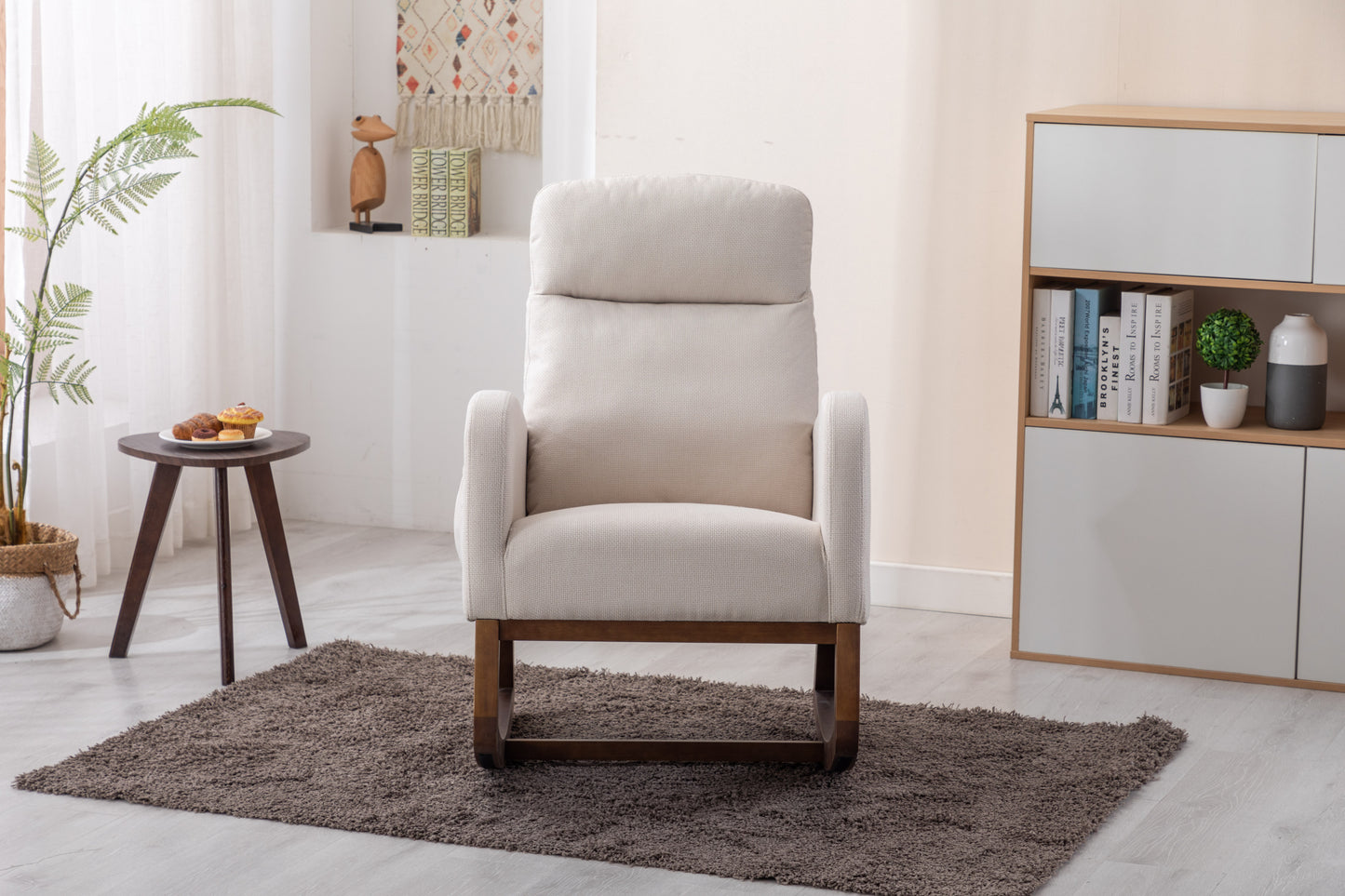 Frazer Rocking Chair - Beige