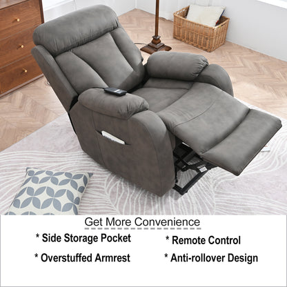 Rios Lift Chair Recliner - Dark Gray