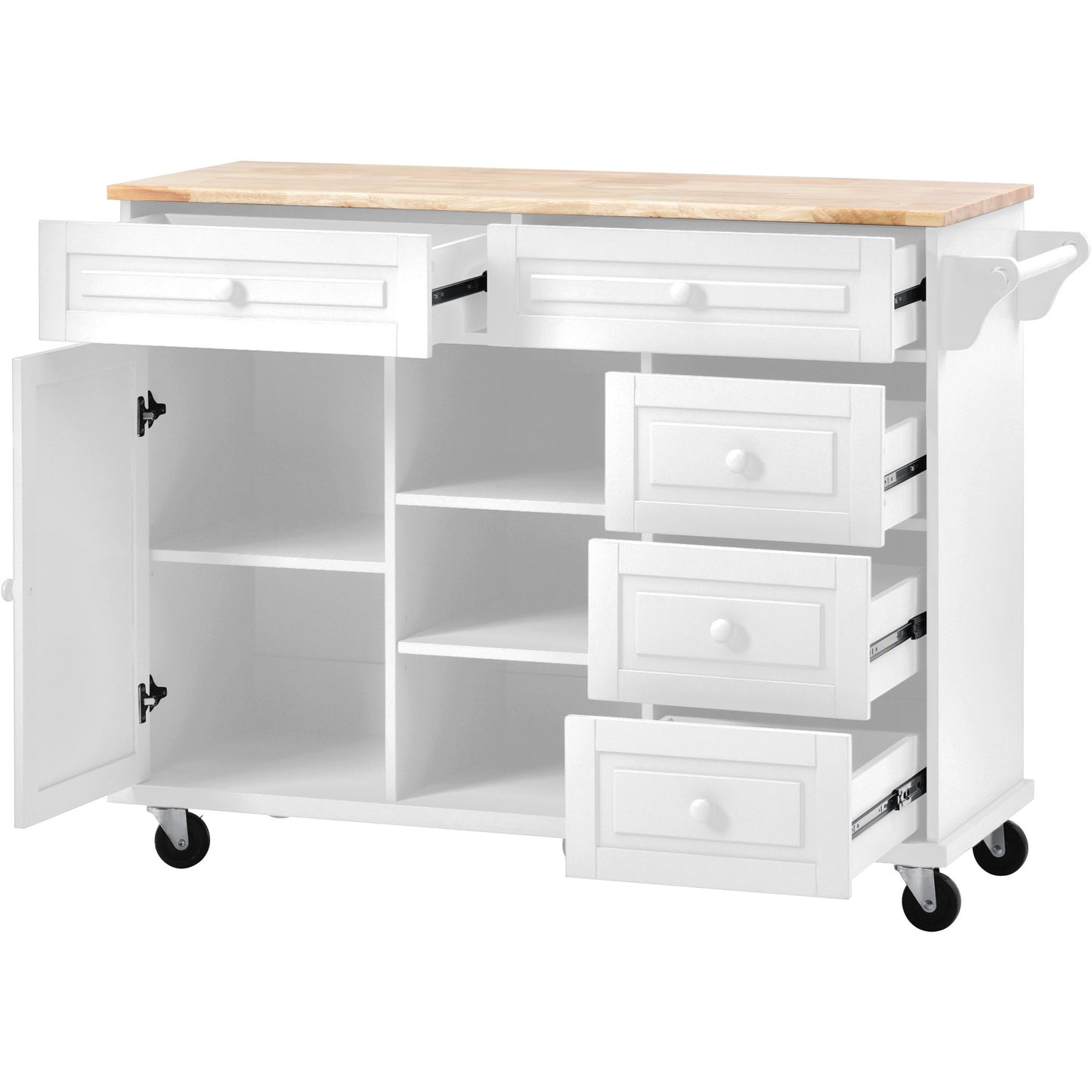 Pantry Mate Kitchen Cart - White