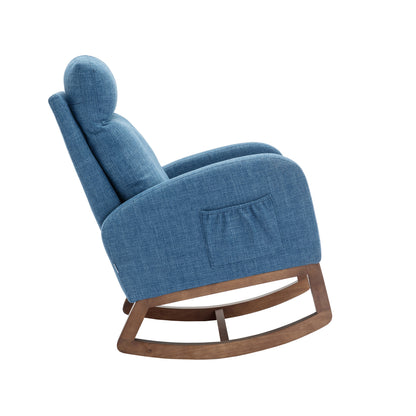 Frazer Rocking Chair - Blue