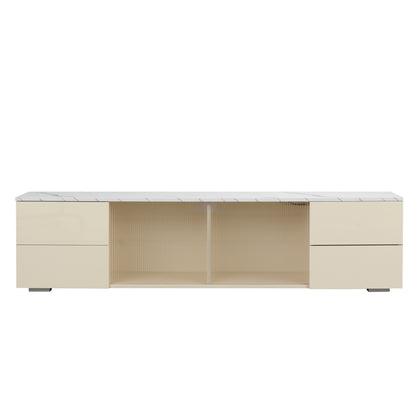 Nomad TV stand with LED remote control lights - Beige