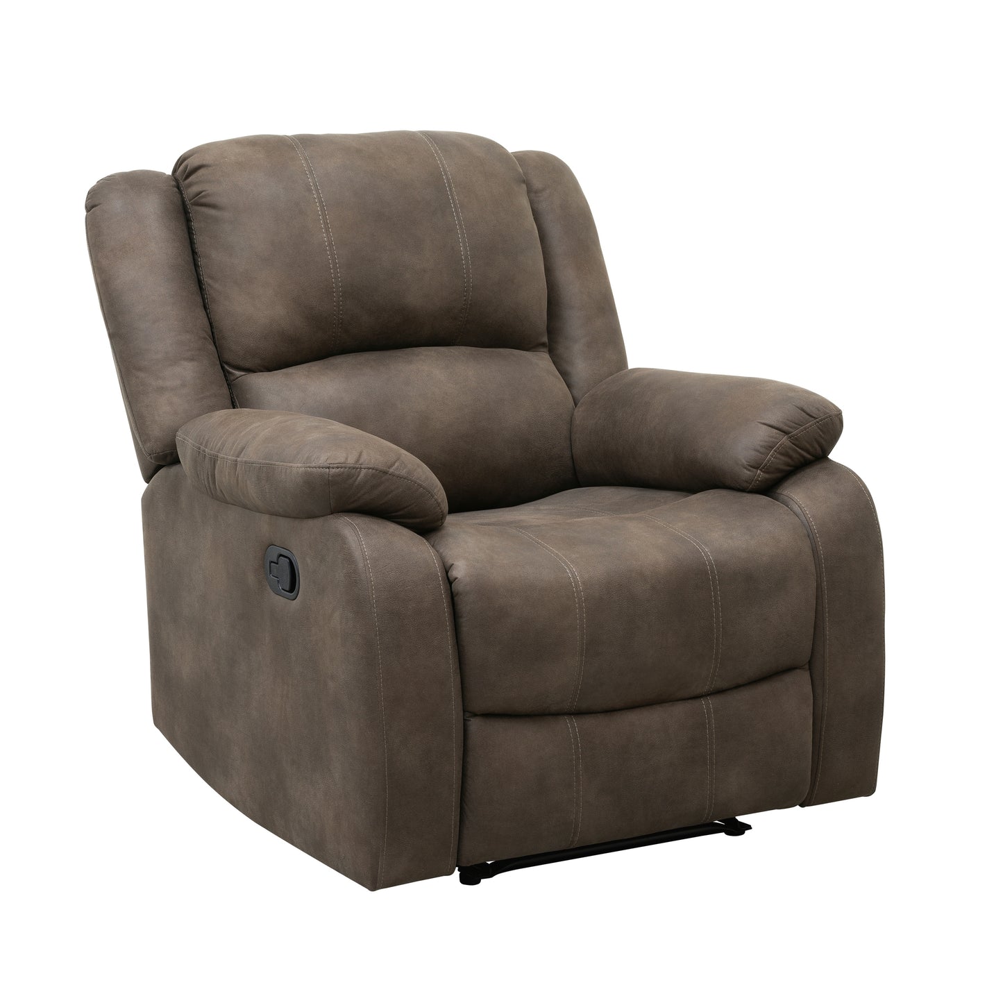 Anya Solid Wood Frame Reclining Chair - Brown