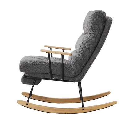 Cordova Gliding Rocking Chair - Dark Gray