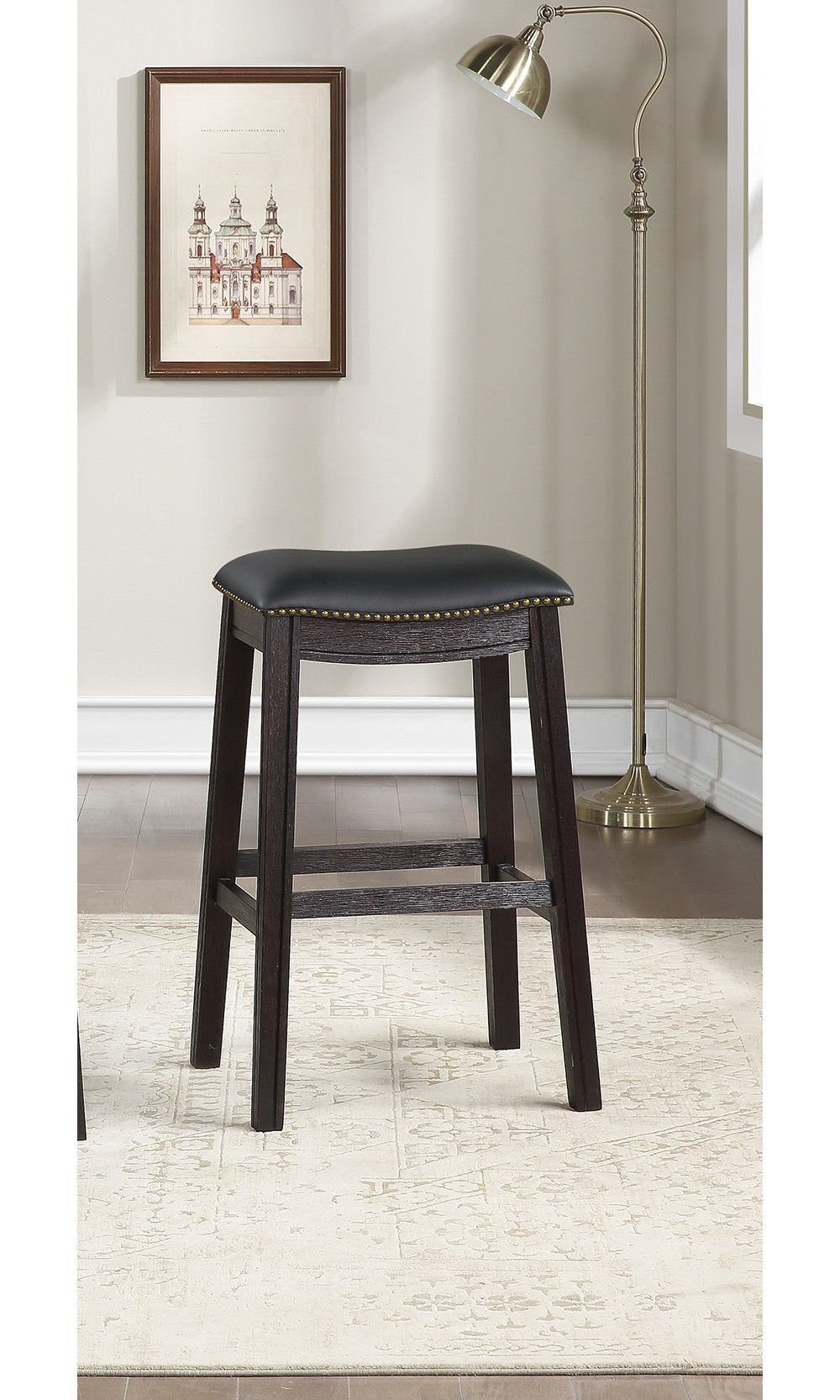 Noble Craft Bar Stool - Black Set of 2