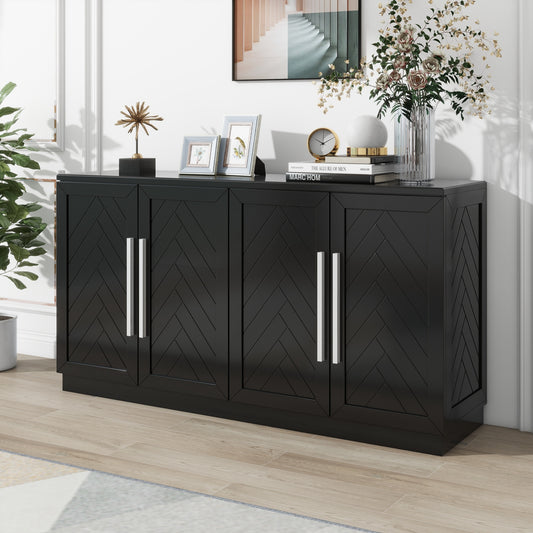 Larson Sideboard Buffet - Black