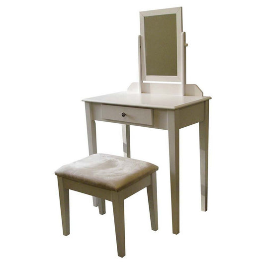 Myah Wooden 3-Piece Makeup Vanity Set