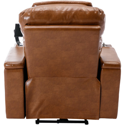 Orbit Power Motion Recliner -  Light Brown