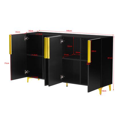 Jin Luxury Storage Cabinet - Black