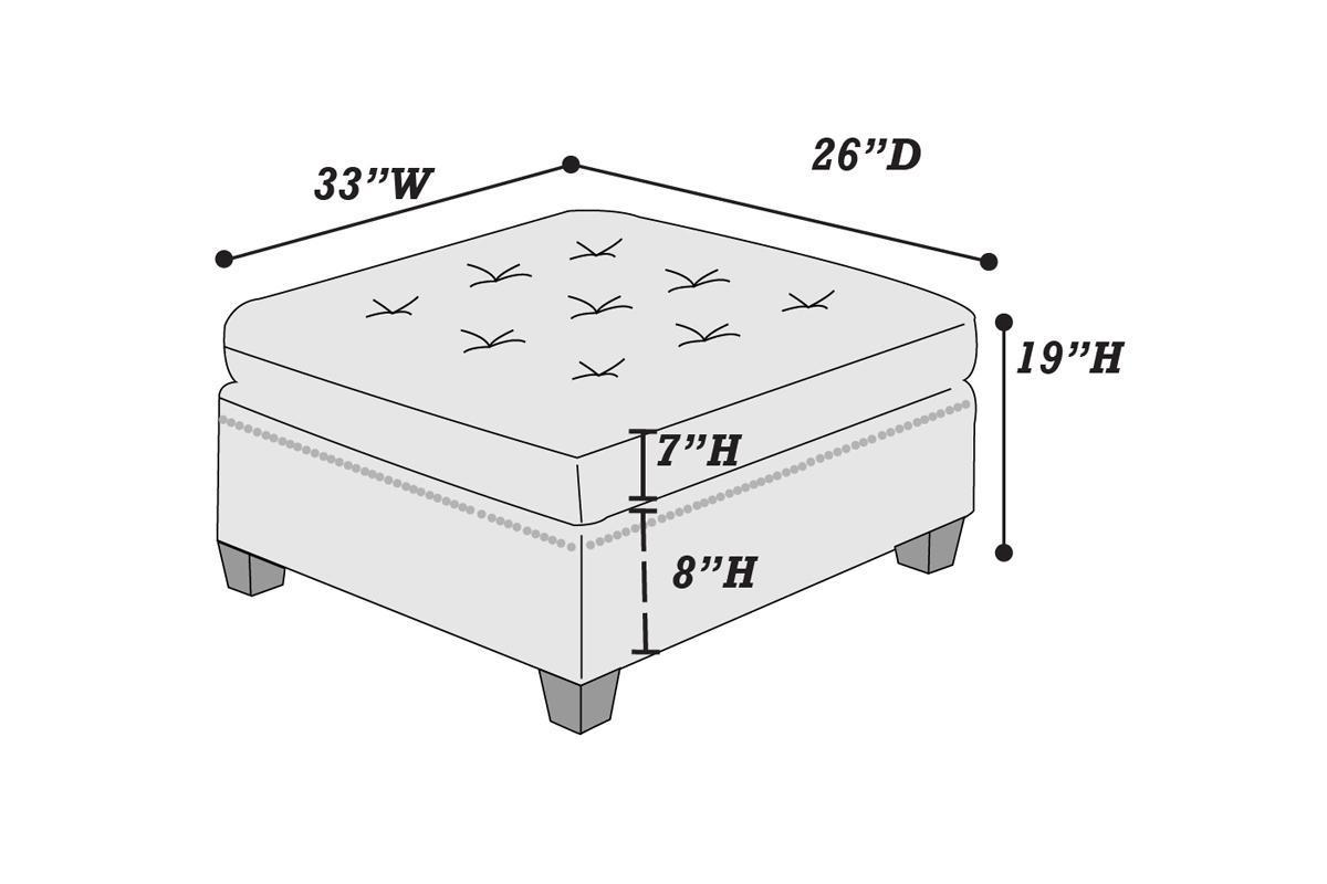 Eleni Modular Sectional 9pc Set  3x Corner Wedge 4x Armless Chairs and 2x Ottomans - Coffee