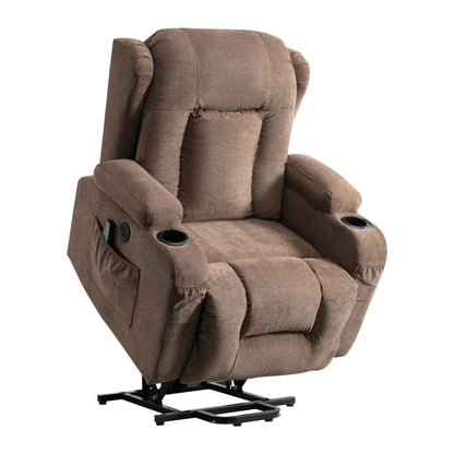 Bonilla Power Lift Recliner Chair - Brown