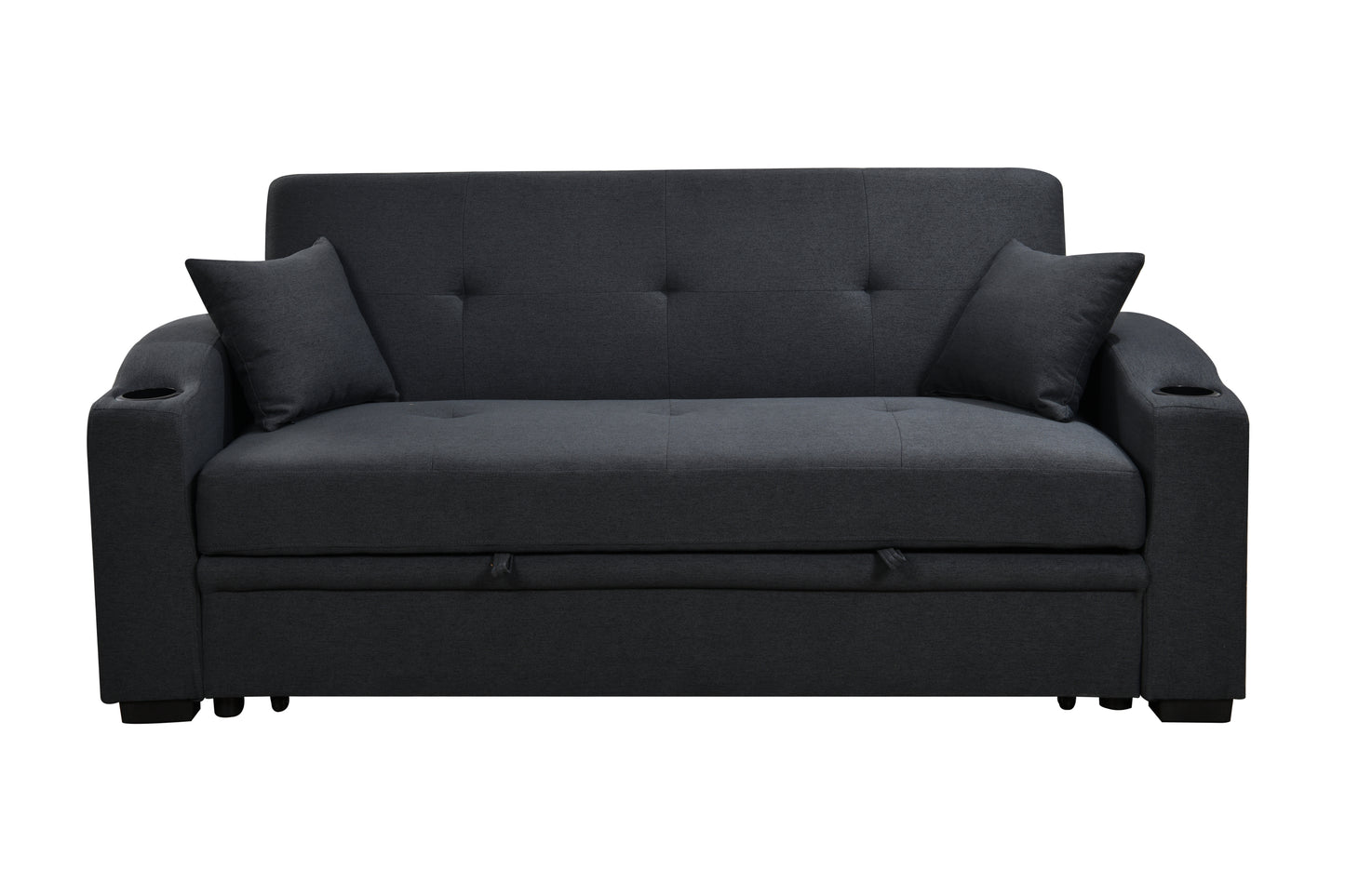 Tazz Pull-Out Sleeper Sofa - Dark Blue