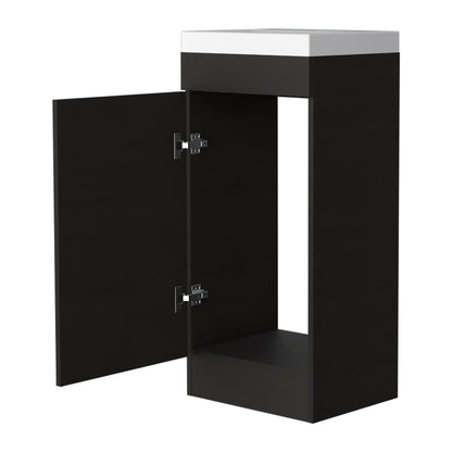 Redmond Rectangle Bathroom Vanity - Black