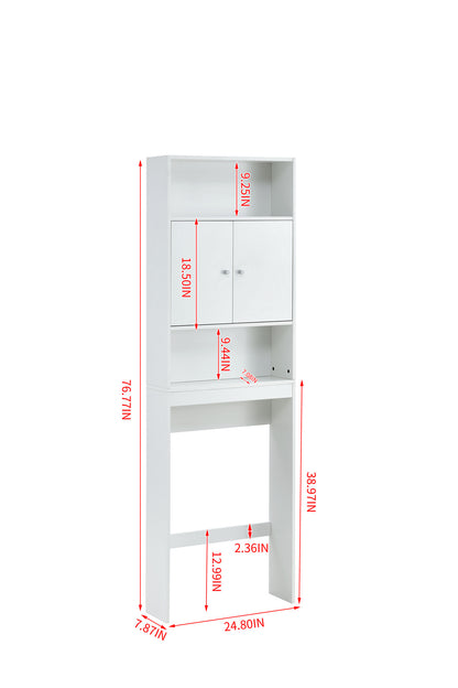 Felix Bathroom Shelf Over The Toilet - White