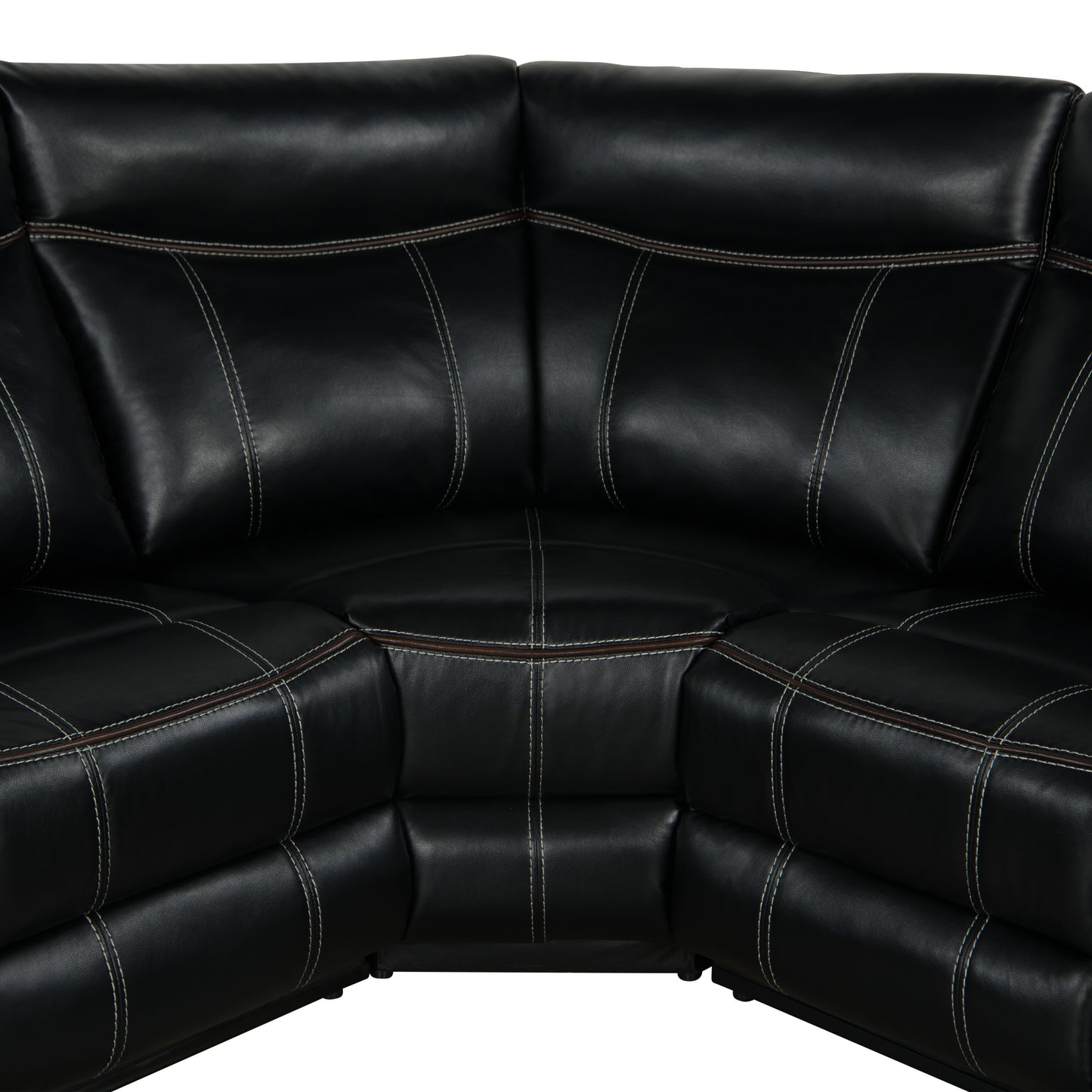 Ainka Sectional Manual Recliner - Black