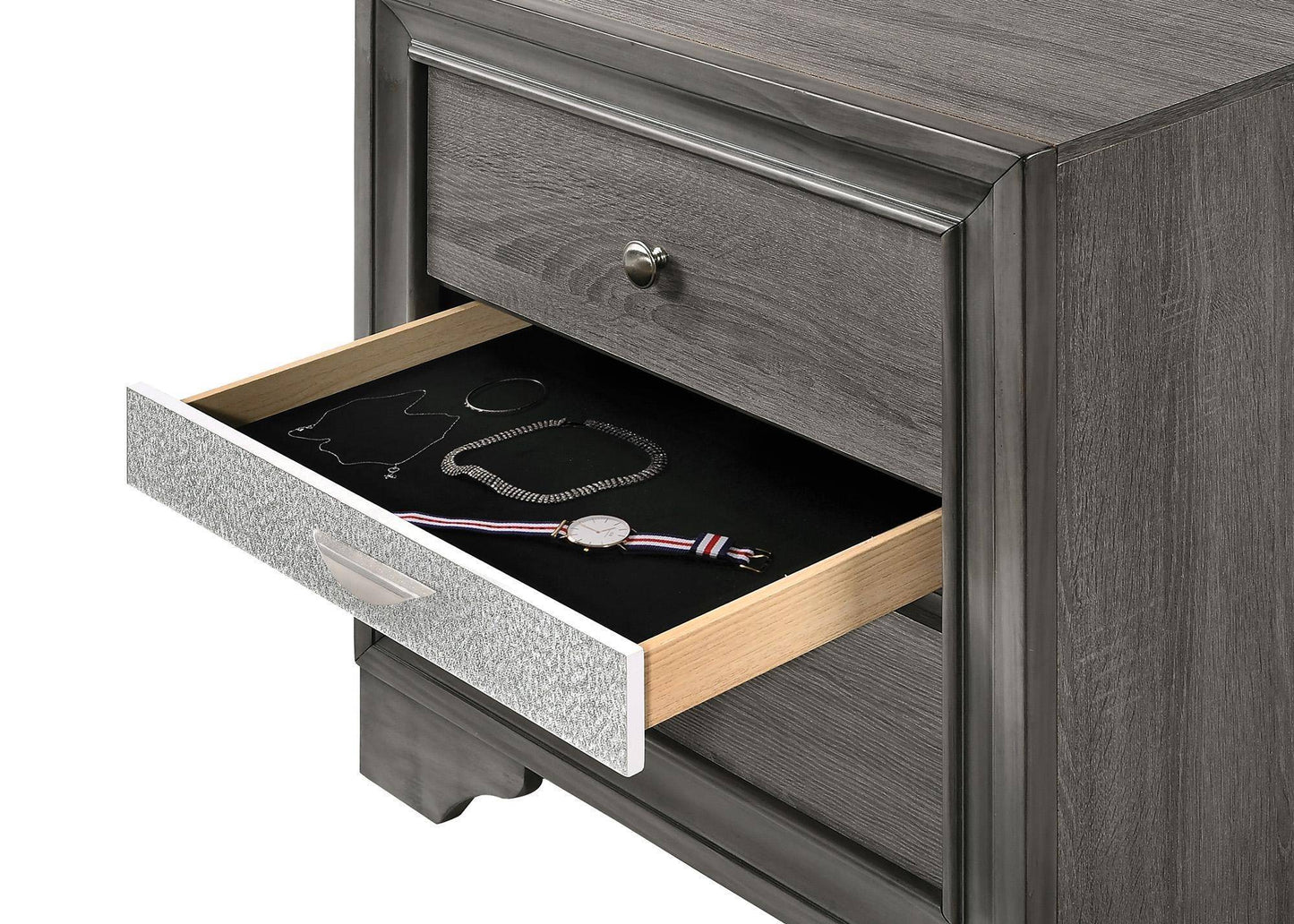 Naima Nightstand - Gray