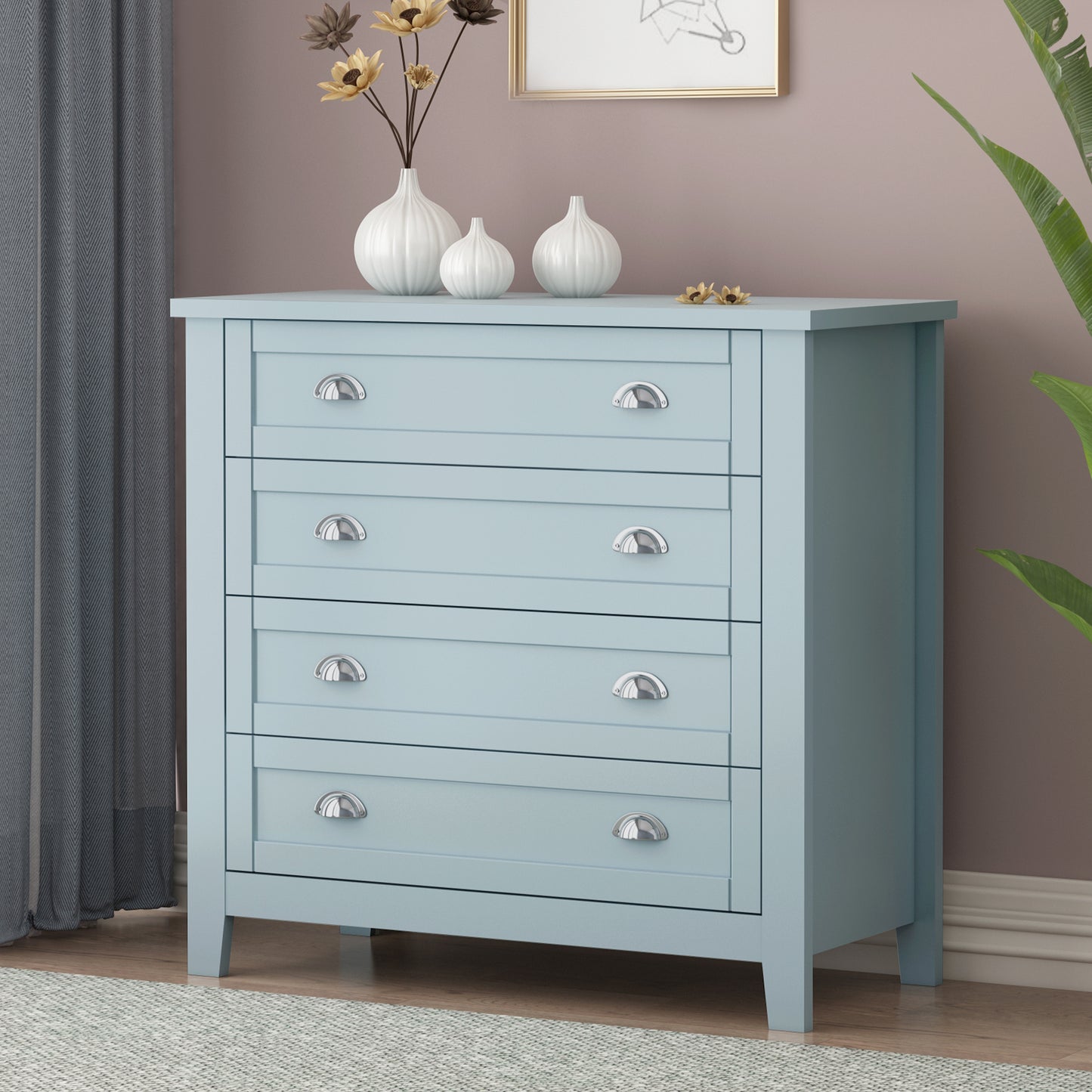 Dino Sideboard Cabinet - Grayish Blue