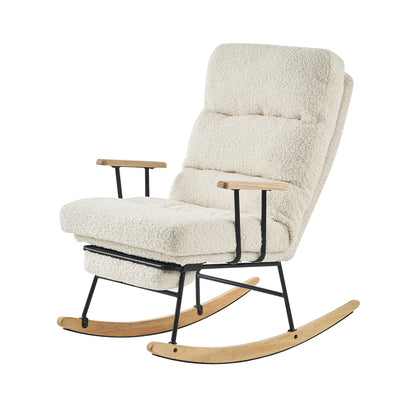 Cordova Gliding Rocking Chair - Beige