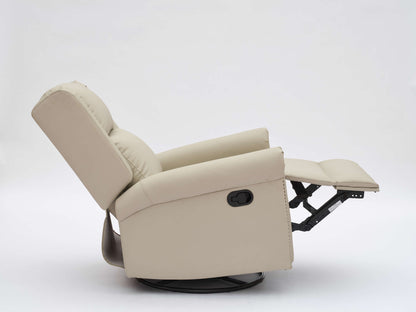 Daniela 360 Swivel Manual Recliner - Beige