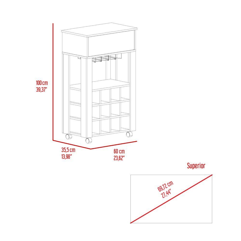 Tempa Bar Carts - Gray