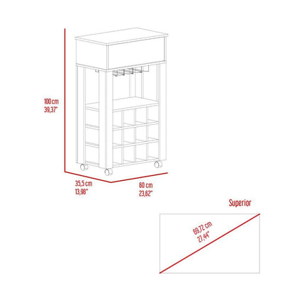 Tempa Bar Carts - Gray