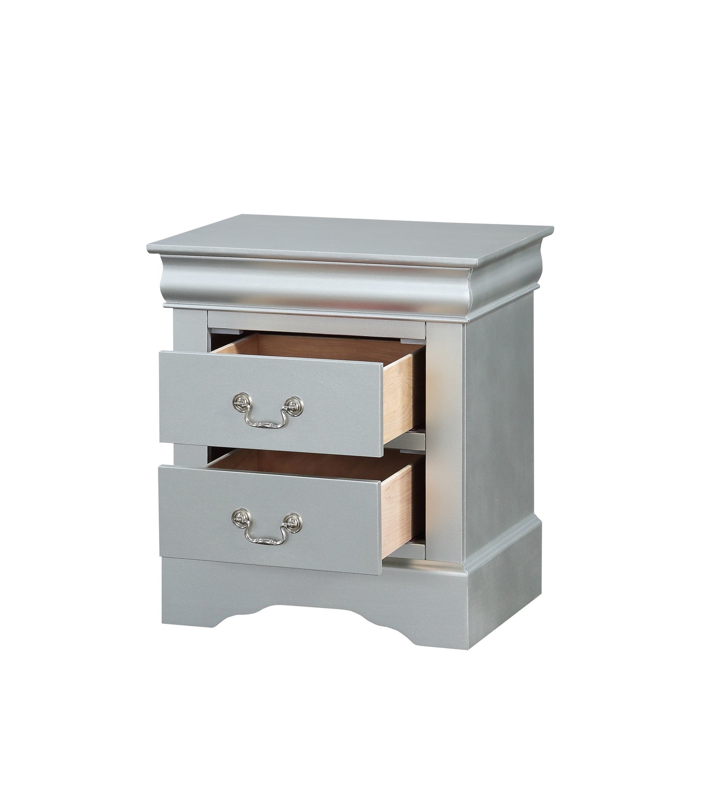 Louis Philippe III Nightstand - Platinum