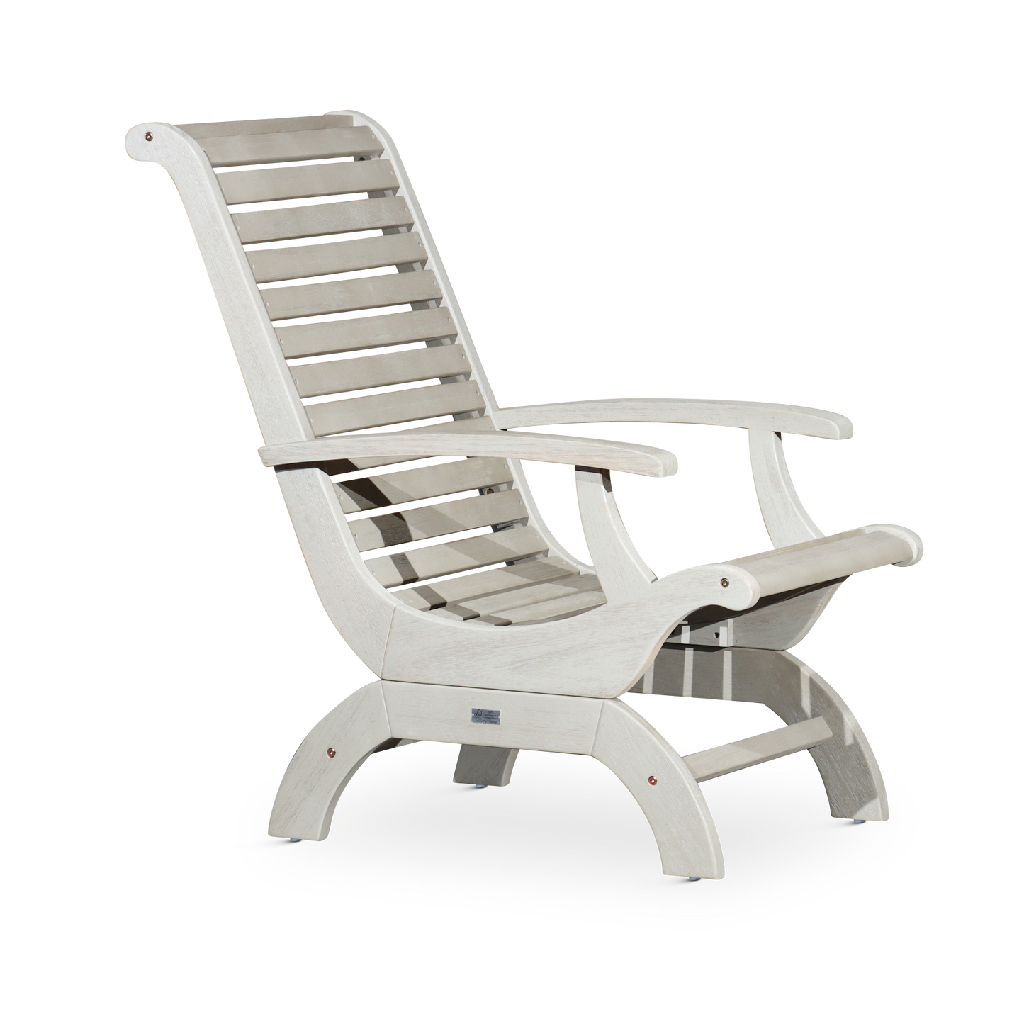 Go Green Eucalyptus Wood Chair - Gray