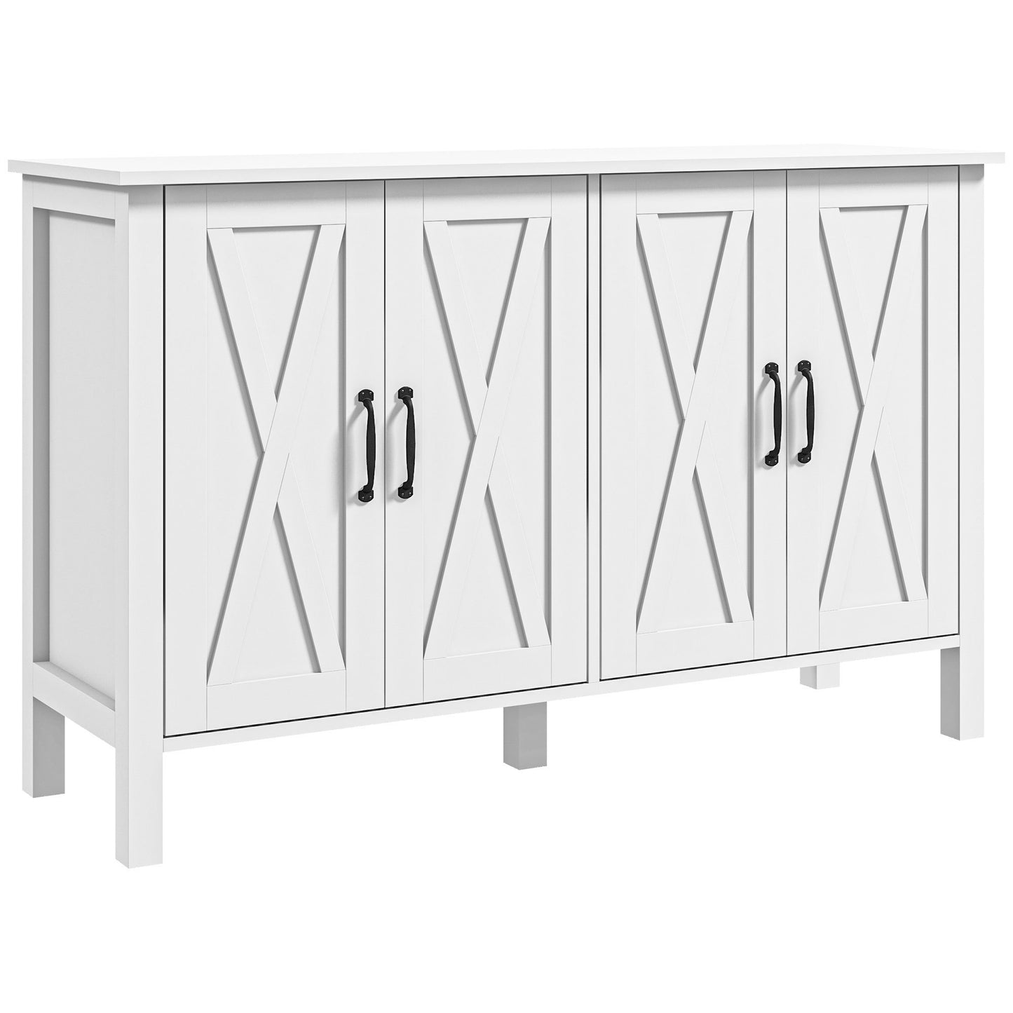 Brent Sideboard Buffet Cabinet - White