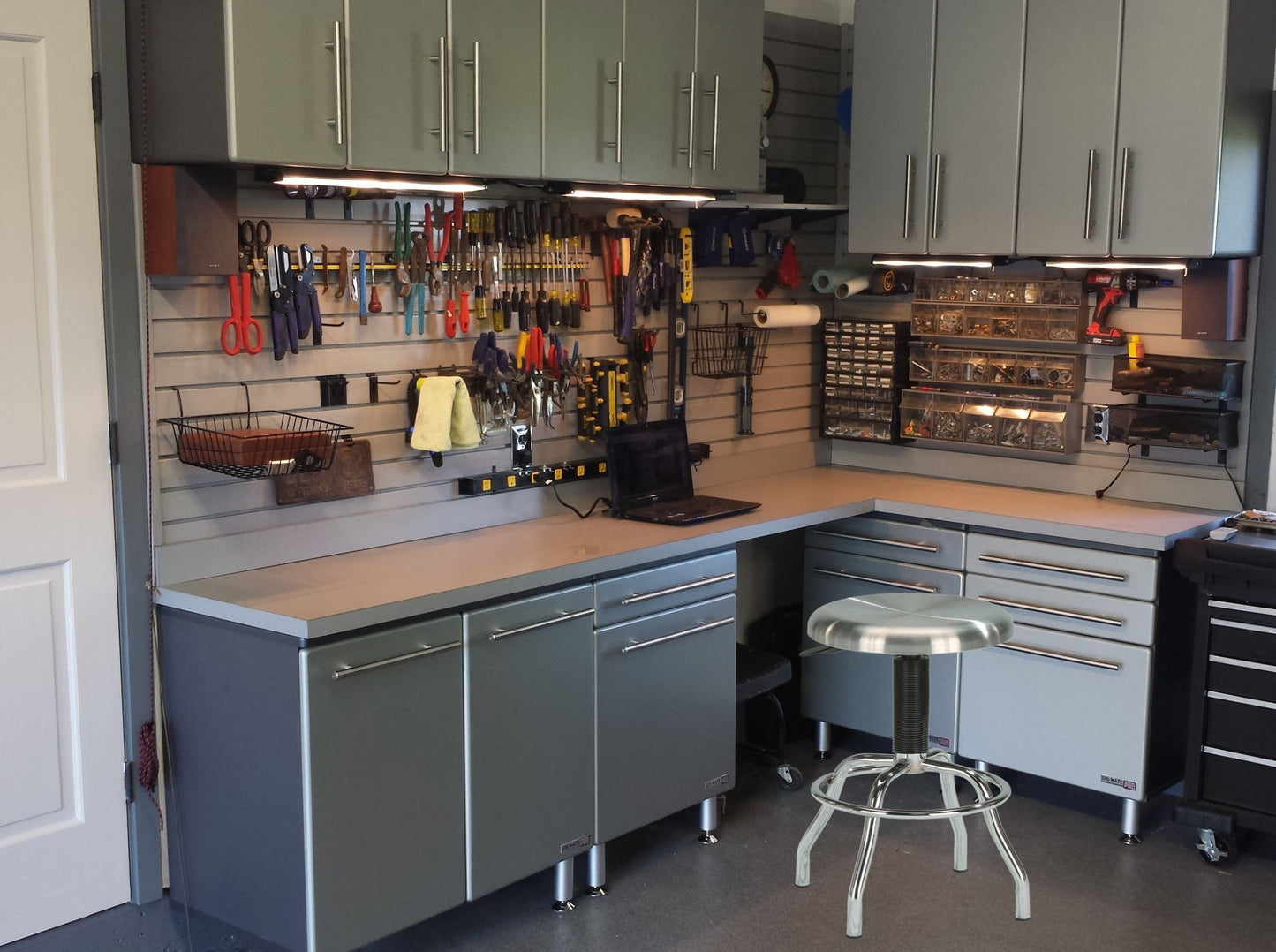 Stainless Steel Adjustable Work Stool