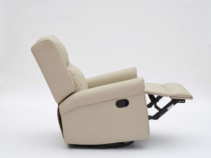 Daniela 360 Swivel Manual Recliner - Beige