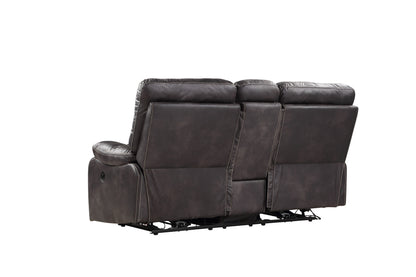 Hooper Power Reclining Loveseat - Gray