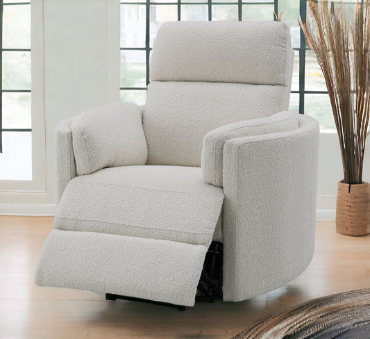 Sagen Swivel Recliner Chair - Beige