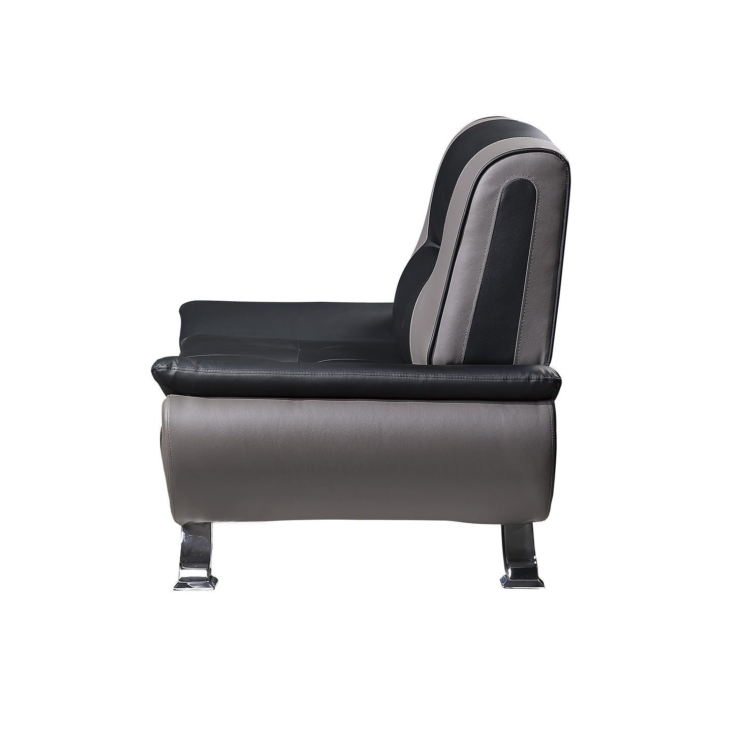 Moreno Loveseat - Black+Gray