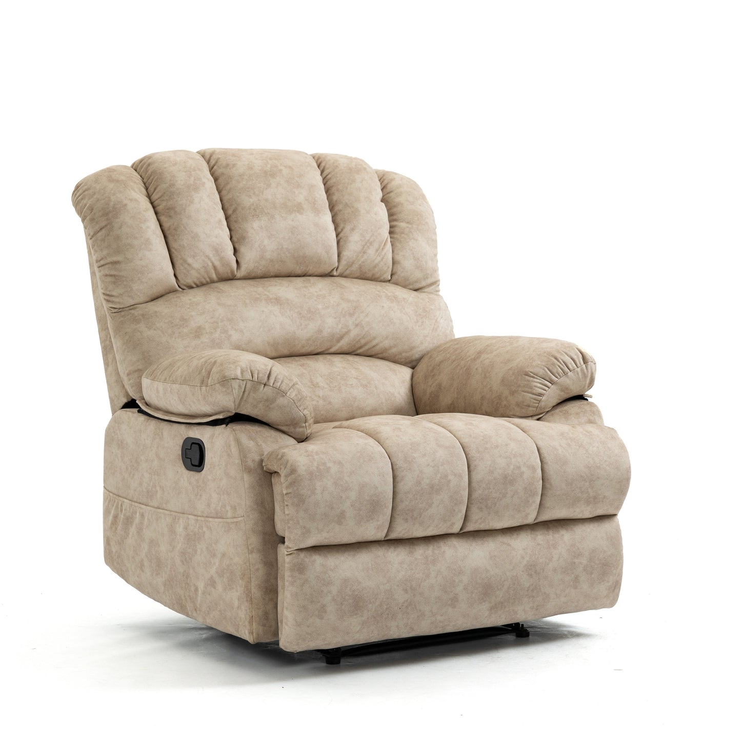 Thomson Large Fabric Recliner Chair - Beige