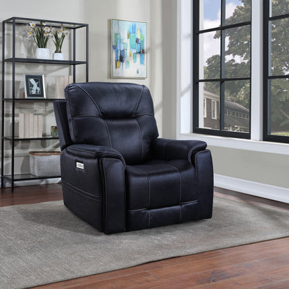 Celia Triple-Power Recliner - Dark Blue