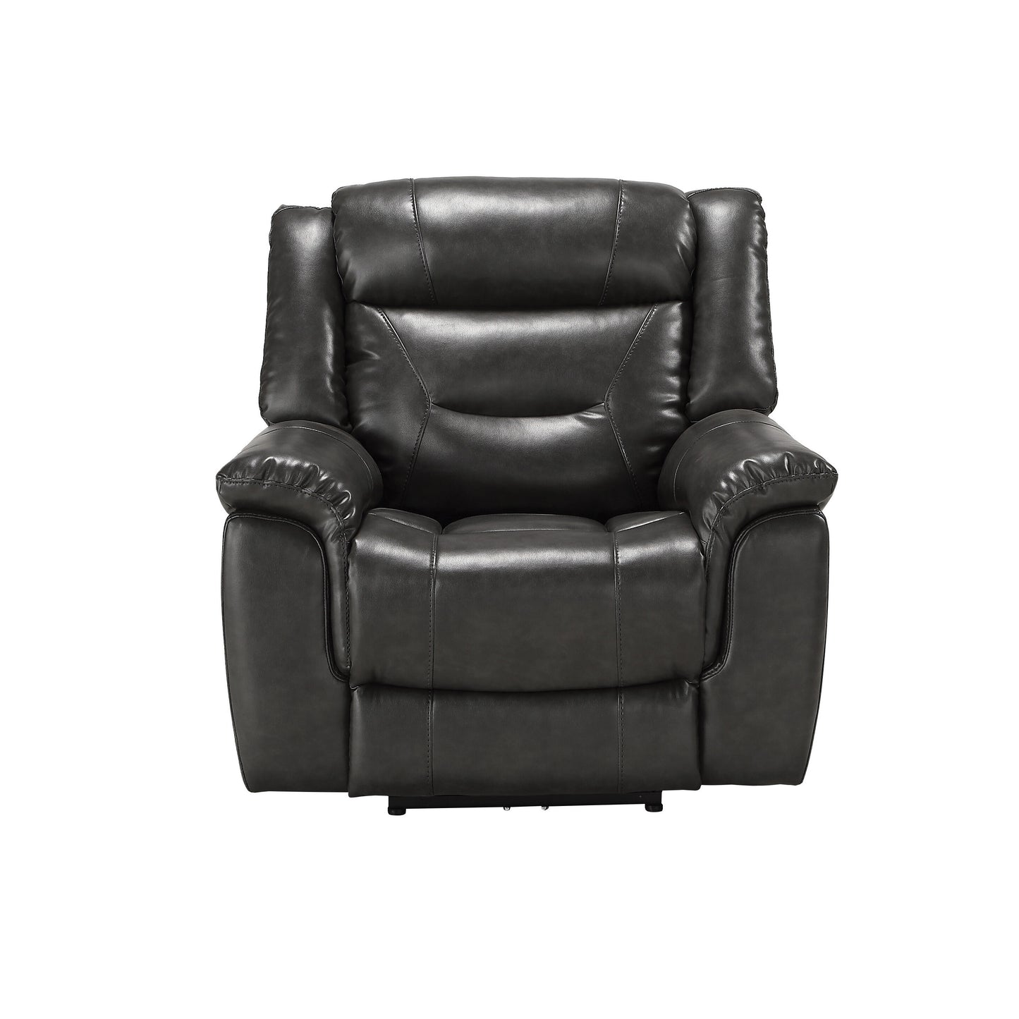 Salazar Power Recliner with USB Port - Gray