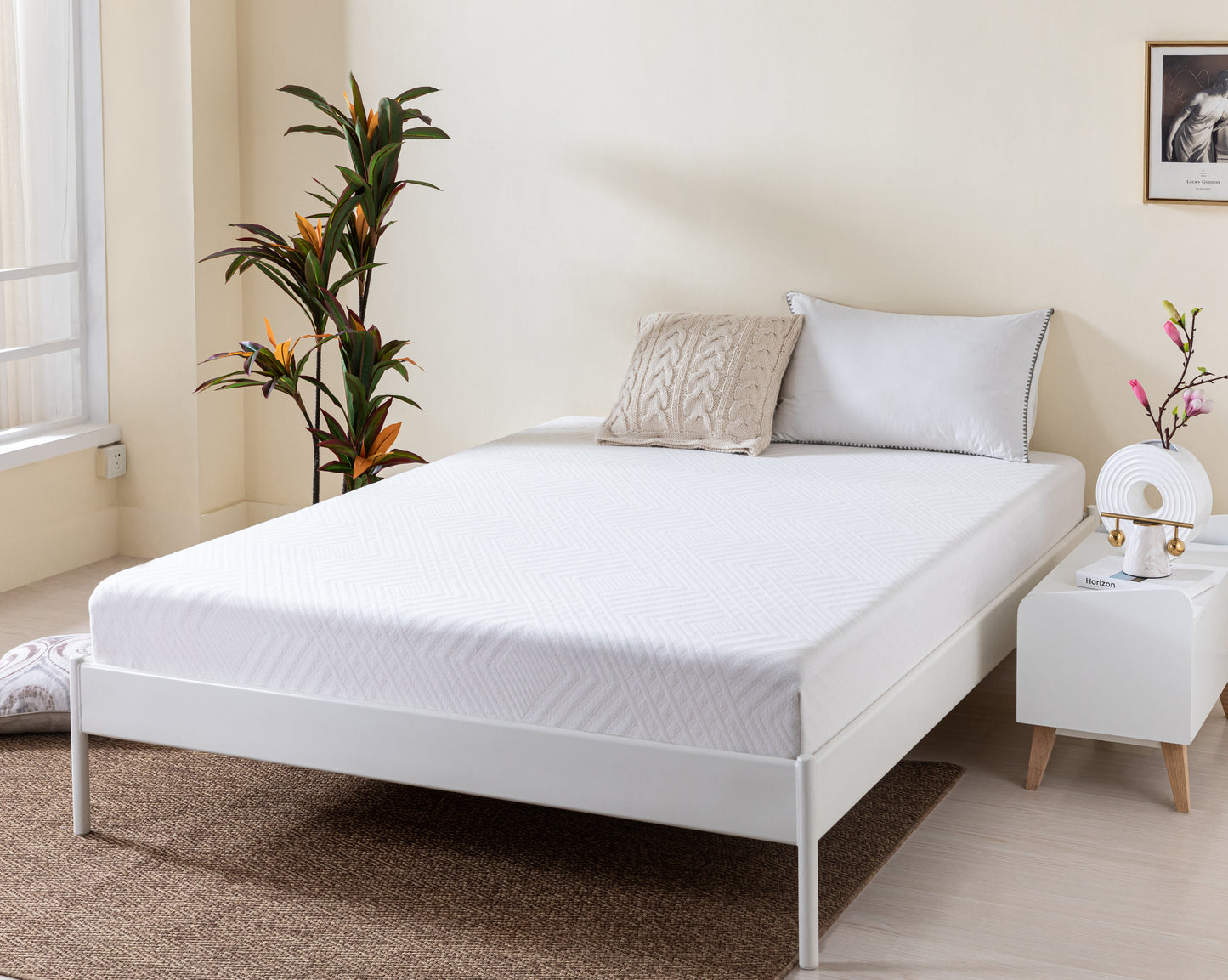 Eze Green Tea Infused Memory Foam 8" Mattress - Full