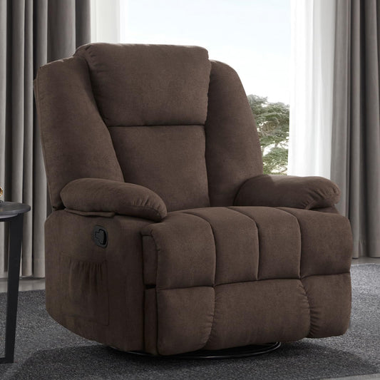 Fraser 360° Swivel Rocker Recliner - Brown