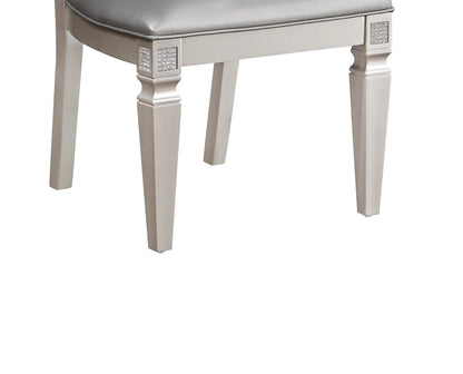 Masa Luxury Dining Chair (Set of 2) - Silver