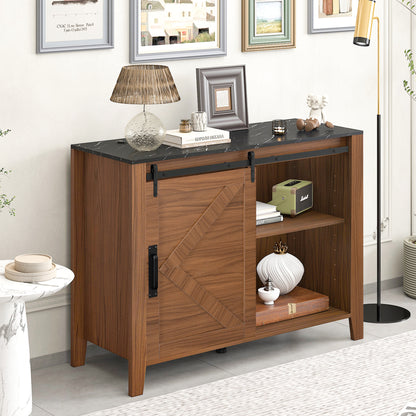 Otis Storage Cabinet - Brown