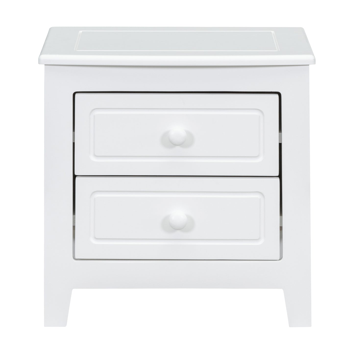 Gen Classic 2-Drawer Nightstand - White