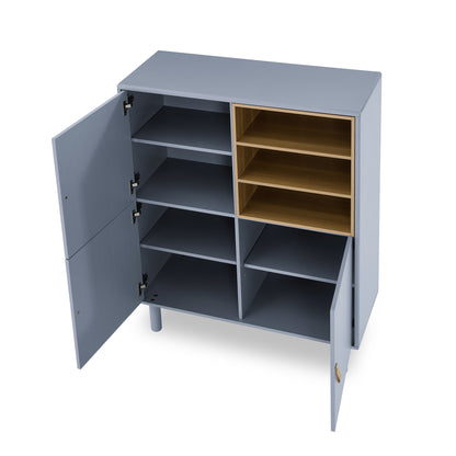 Giga Storage Wooden Cabinet - Blue