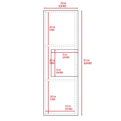 Bridgewater 3-Shelf Rectangle Medicine Cabinet