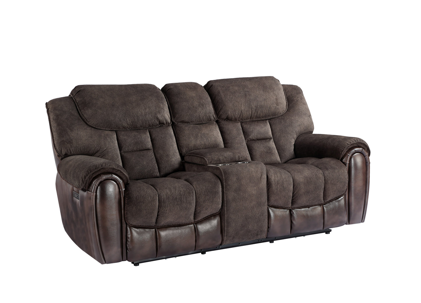 Dalton Easy-care Loveseat Set - Espresso