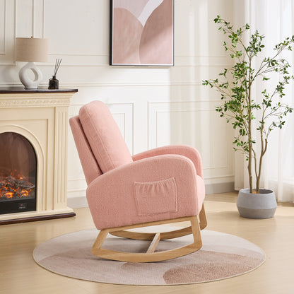 Lester Rocking Chair - Pink