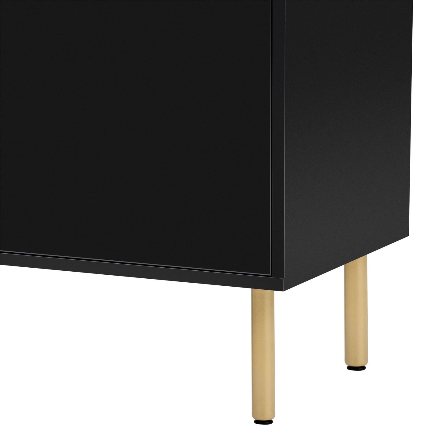 Melo Wooden Storage Cabinet - Black